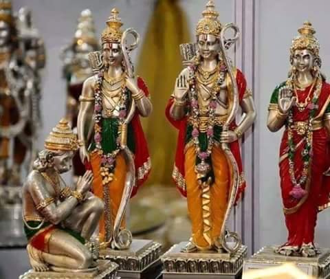Jai Sri Ram, Lakshman, Sita and Hanuman.jpg