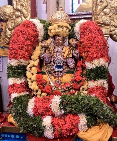 Sri Amirthavalli Thayar, Sri Madhava Perumal Sannithi, Mylapore. - Navratri Special Darshan, Day.jpg
