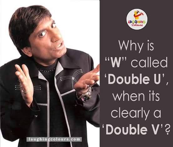 Why W Is Pronounced Double U and Not Double V