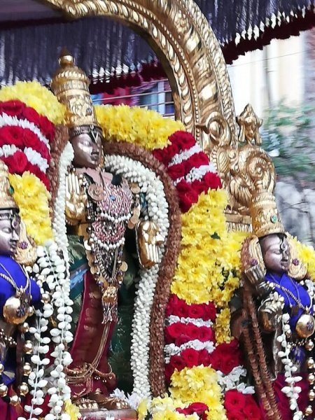 Triplicane Sri Parthasarathy Temple - Sri Gajenravarathar Hastham Purapadu.jpg